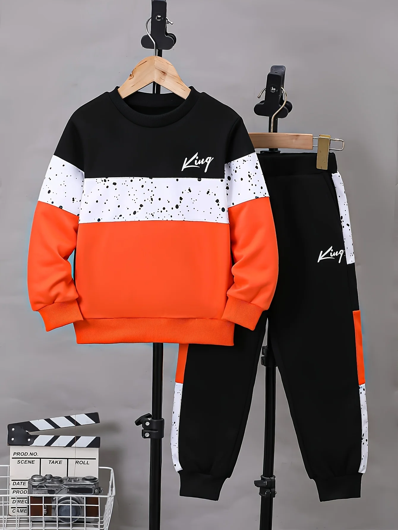 

Комплект из 2 шт., полосатый свитер и штаны для мальчиков, осенне-зимний модный повседневный удобный детский наряд, повседневная одежда, игровой комплект