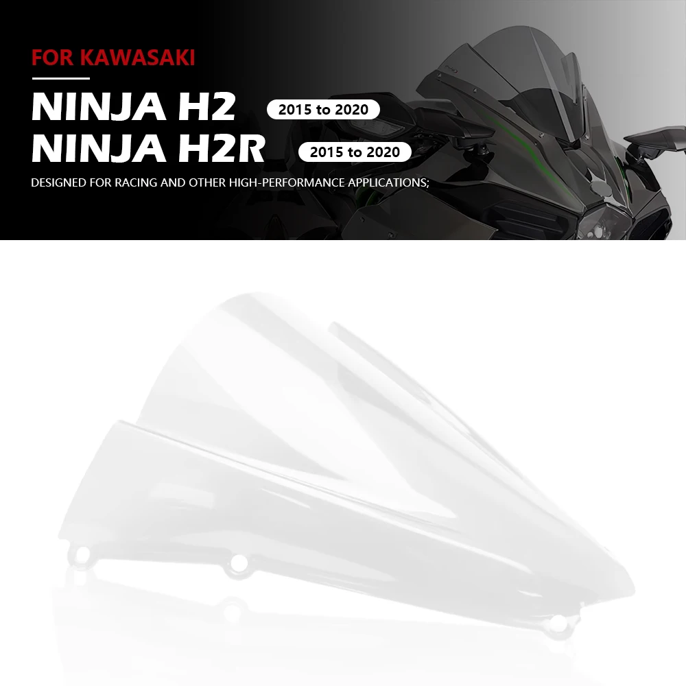 

Лобовые стекла для KAWASAKI NINJA H2 H2R 2015-2020, спойлер на лобовое стекло мотоцикла, усиление ветрового стекла, дефлектор, детали