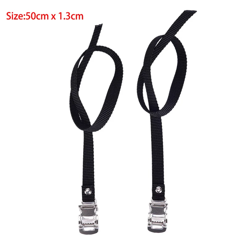 Deemount 1 Pair Cycle Pedal Non Slip Strap Bike Spinning Cycling Shoe Toe Casing Tie Rope Bike Workout Security Belts