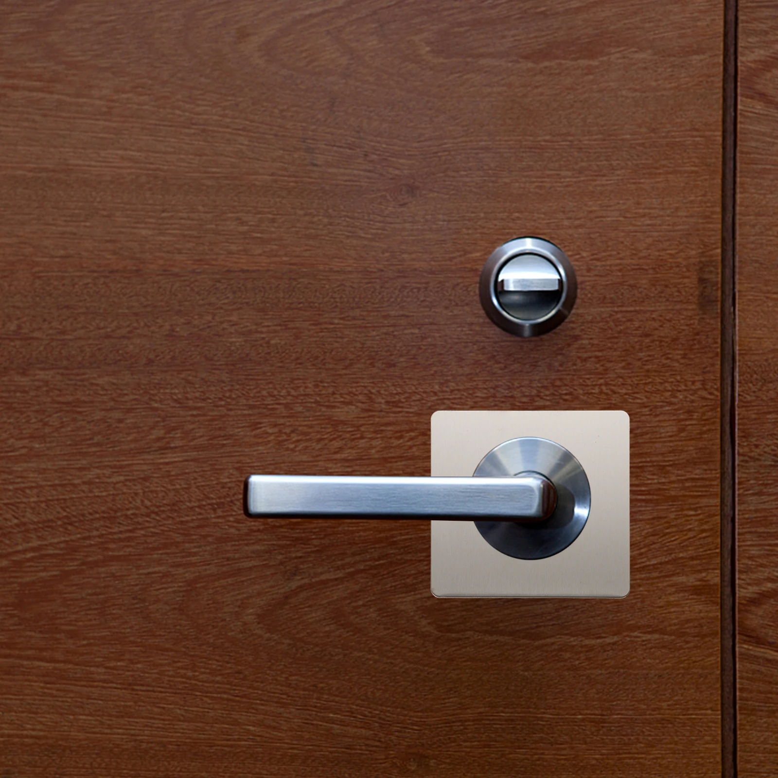 

Комплект из 2 усиленных пластин из нержавеющей стали для ремонта дверных замков, заполнения отверстий, маскировки царапин и устранения дефектов на ручках дверей для современного дома