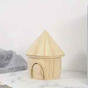 منزل خشبي صغير ، تصميم النسخة الأوروبية ، صندوق دجاج Hedwig ، اكسسوارات المناظر الطبيعية ، Totoro ، عش الهامستر ، أليف إبداعي ، 1 قطعة أفضل 10 بيوت دجاج خشبية مبيعا - رقم 5