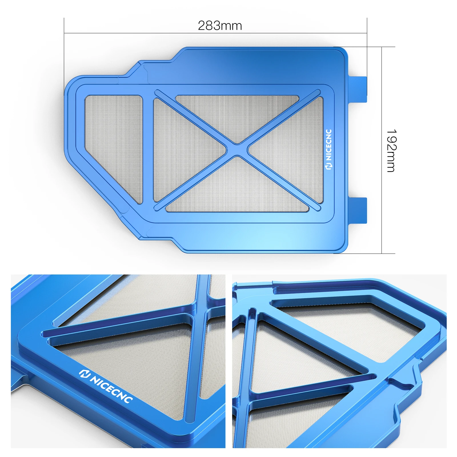 NICECNC Luftfilterkasten-Abdeckung für Yamaha YFZ450R 2009-2024, ermöglicht zusätzlichen Luftdurchsatz, Billet-Aluminium-Reinigungsdeckel, ATV-Zubehör – Detail 6