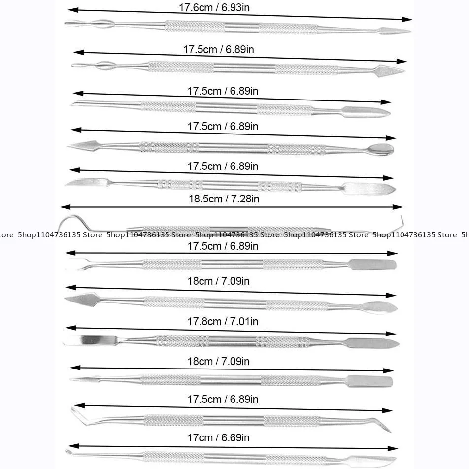 Stainless Steel Clay Carving Tools, Wax Carving Sets, Double-headed Stainless Steel, Clay Carving Tools