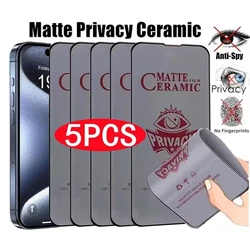 Matte Ceramic Privacy Screen Protectors For Xiaomi Poco X6 Pro M6 F5 X3 M5S Redmi Note 13 12 11 Pro 10 9 12C 10C 13C 12S 11S 11T