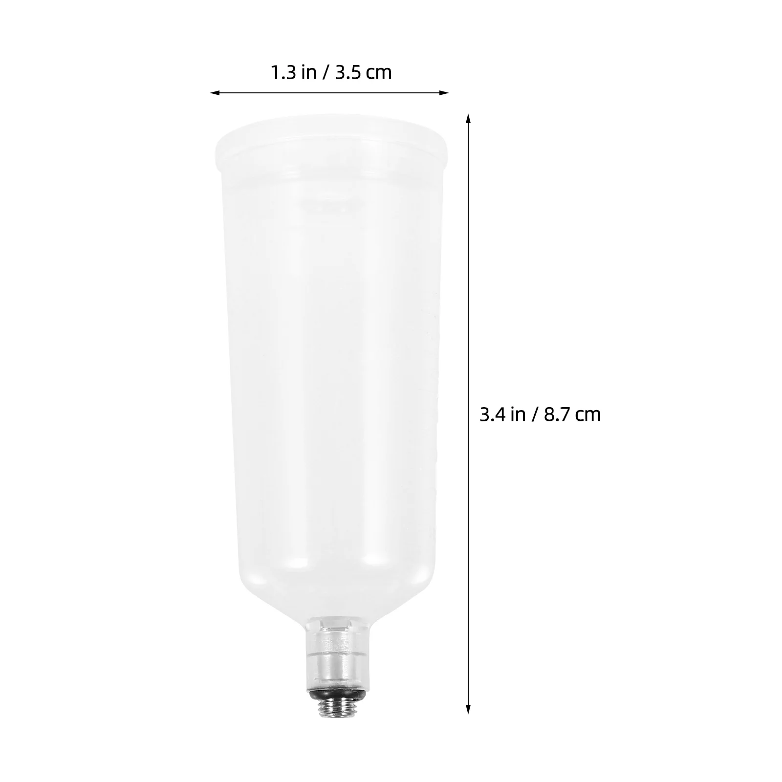 Spray Paint Cup Airbrush Pigment Cup Detachable Large Capacity Clear Plastic Replacement Paint Container Professional Airbrush