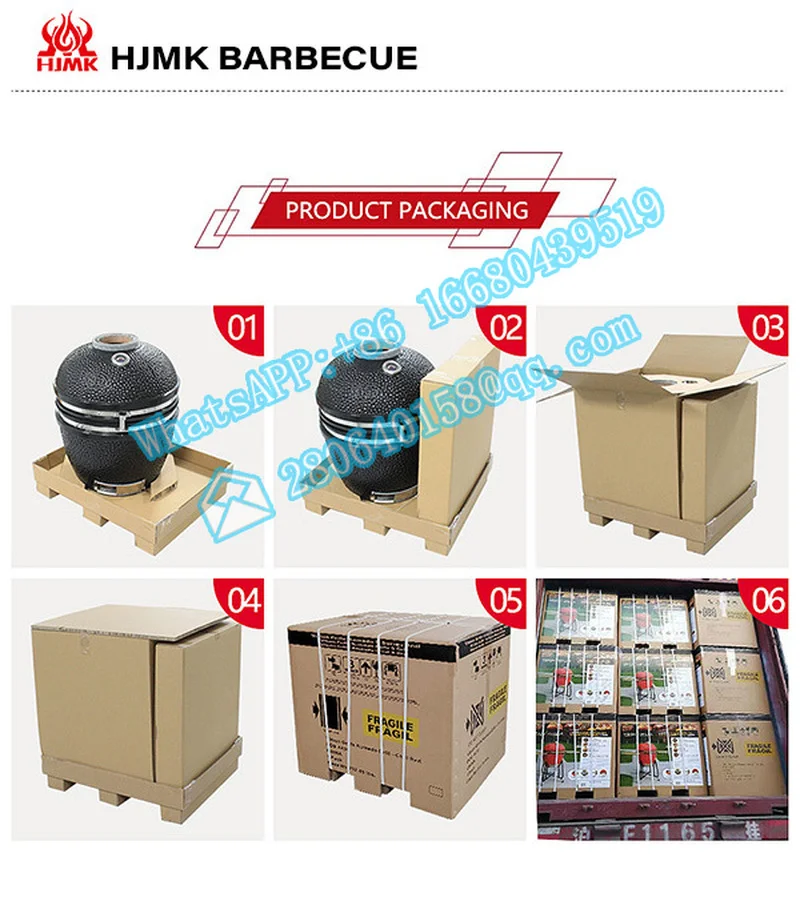 Kamado-Parrilla portátil de cerámica para cocinar al aire libre, asador de pollo, huevo verde, Horno de carbón, parrilla superior para interiores