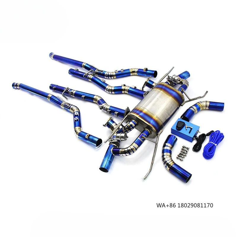 

COC Catback выхлопная система для Rapide V12 6.0 2010-2016 из титанового сплава, регулирующий клапан, глушитель выхлопной трубы