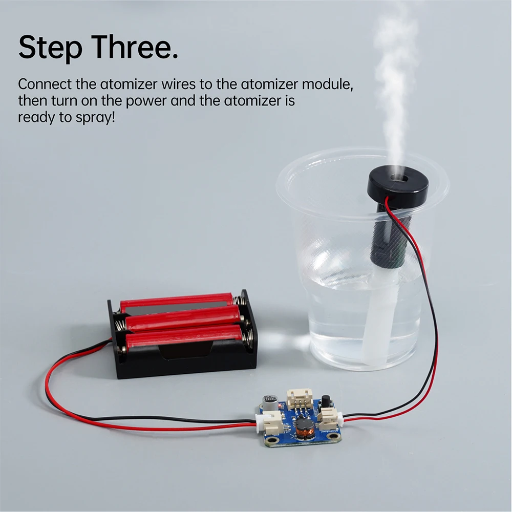 Dc3-4.5V Atomizer Module Ultrasonic Spray Supports Single-Chip Programming Control Humidifier Atomizer Driver Module