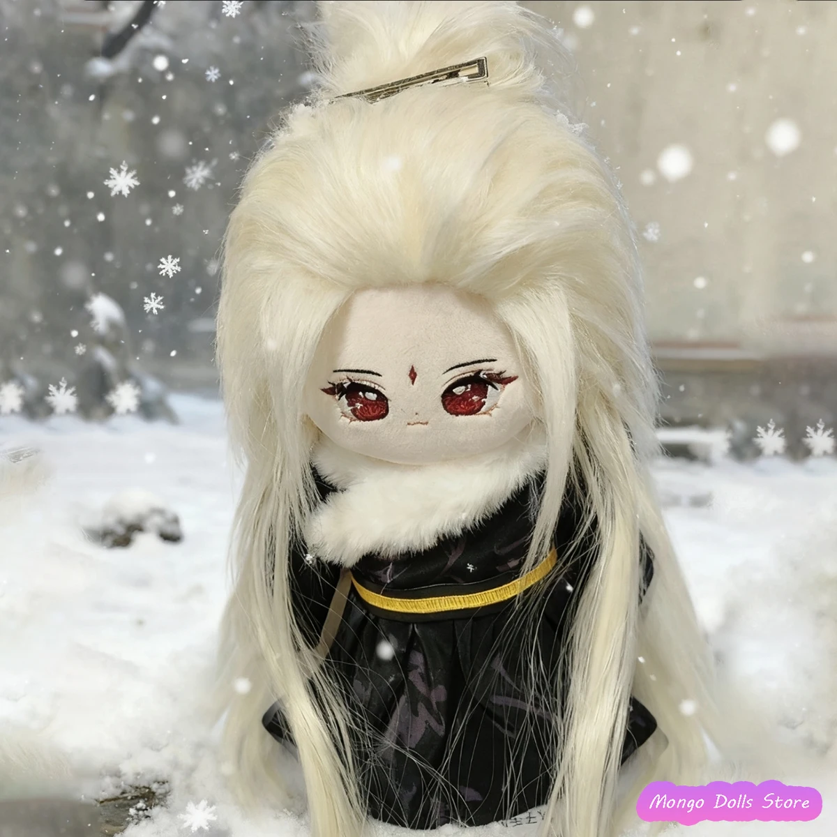 Pluszak 20 cm Yi Cheng Li z serialu telewizyjnego Chenzhou, przebrany za Shan Hai, biały, z długimi włosami, męski, zabawka, prezent dla przyjaciela