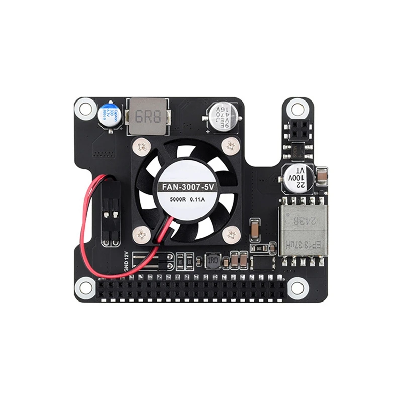 للوحة توسيع RDK X5 Poe 802.3Af/At إيثرنت عالي الطاقة مع مروحة تبريد ومبدد حرارة معدني لتعزيز الأداء
