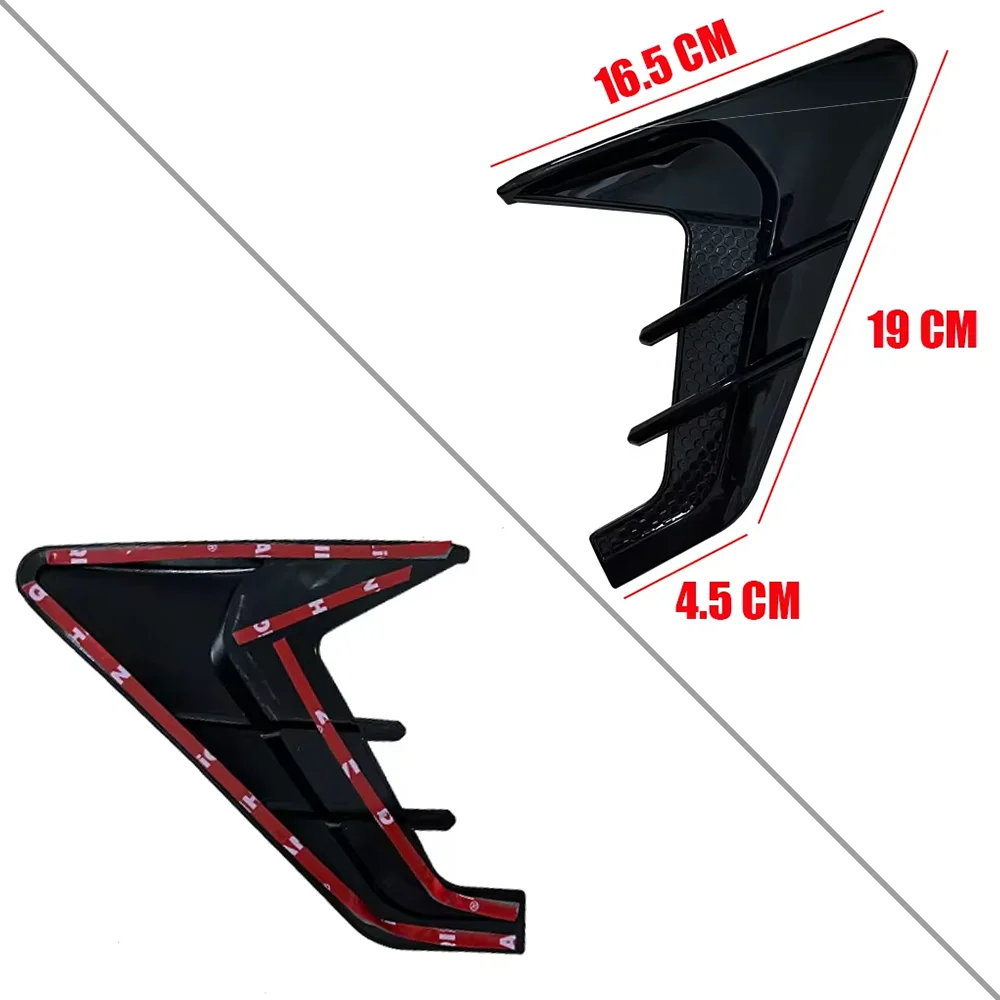 Car Air Vent Sticker Side Fender Sticker Trim Decoration For Audi A3 S3 8V A4 S4 B8 B9 A5 S5 A6 S6 C6 C7 A7 RS3 RS4 Q3 Q5 TT