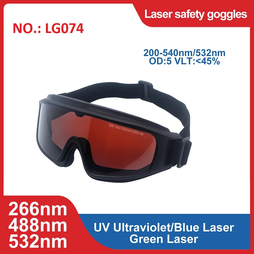 Laser Safety Goggles Working Glasses Radiation X-Ray Eye Protection Laser Protective Eye Goggle UV IR IPL FPV 200-480 750-2000nm