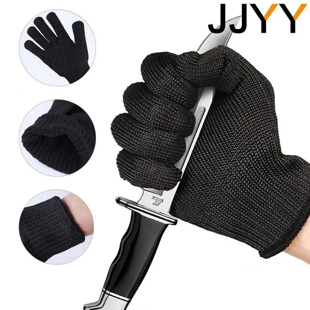 1 Pair of anti-cut labor protection gloves, safety, self-defense, cutting metal mesh, butcher anti-cut, breathable protection