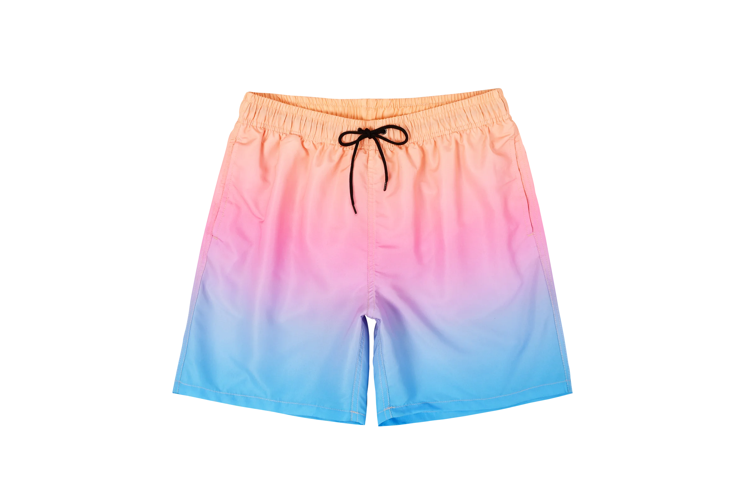 Men's summer swim shorts, quick-drying beach board shorts with inner mesh lining and pockets