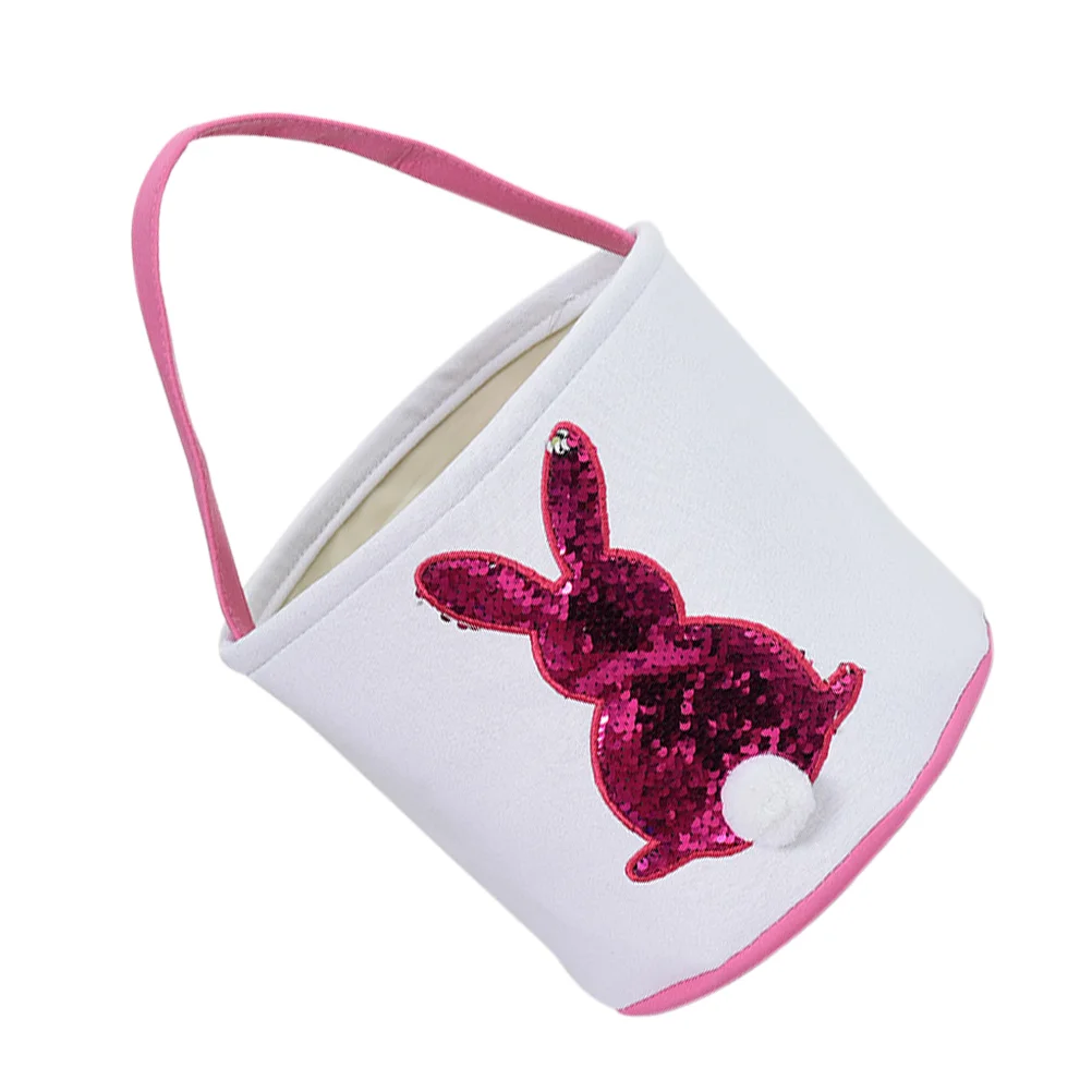 

Rabbit Gift Bag Adorable Basket Kids Easter Candy Cloth Portable Bunny Storage Bucket Festival Canvas Tote