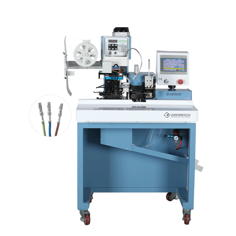 EW-50F Full Automatic Cable Stripping Terminal Crimping Machine for Sheathed Cable Multi-Core Cable Manufacturing Equipment