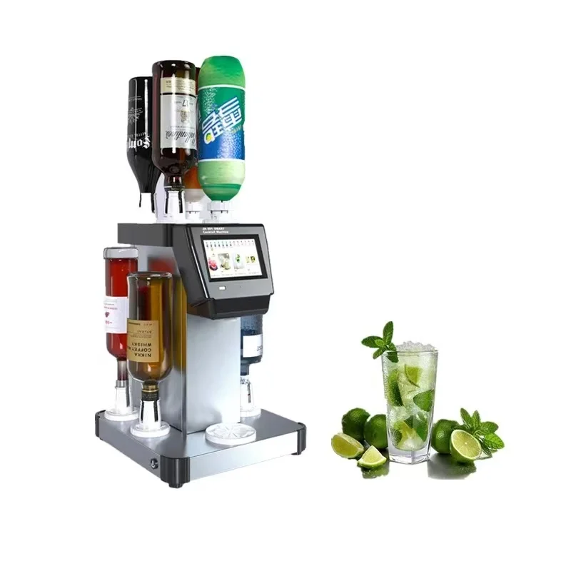 Smart Automatic Mojito Machine Fancy Bar Tool and Beverage Dispenser Cocktail Shaker Robot for Bartenders