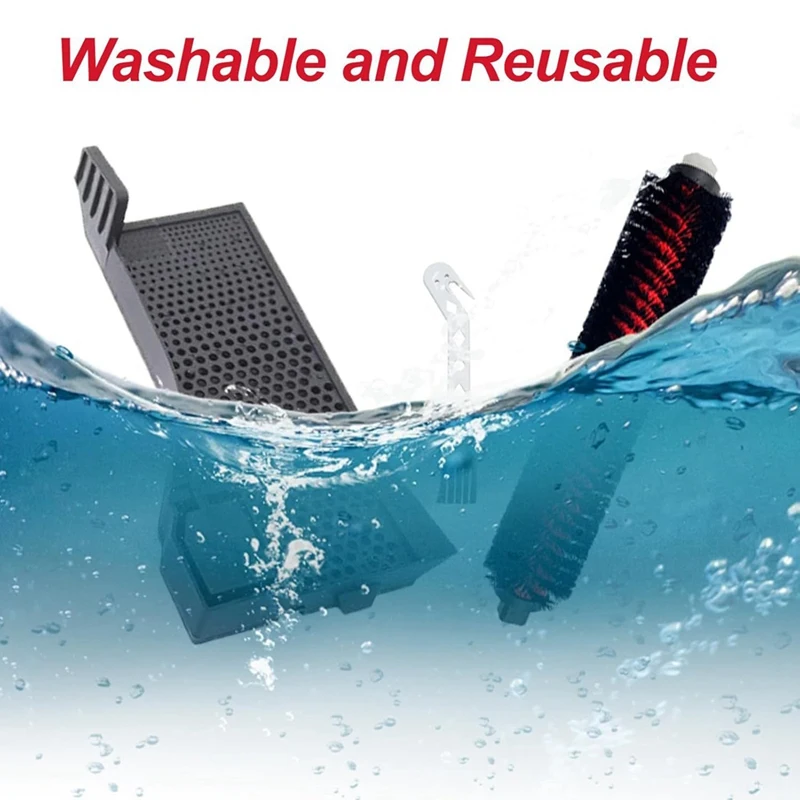 AT64 For Roborock S7 Pro Ultra/S7 Maxv Ultra/G10S Vacuum Base Station Filter Sinks Parts High-Speed Dock Self-Cleaning Brush