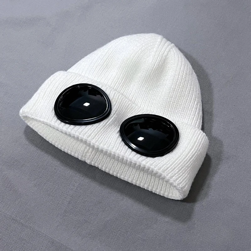 2024 Fashion New Pilot Autumn and Winter Knitted Cap Men and Women Travel Couple Wool Cap Beach Sunglasses Senior Flight Cap