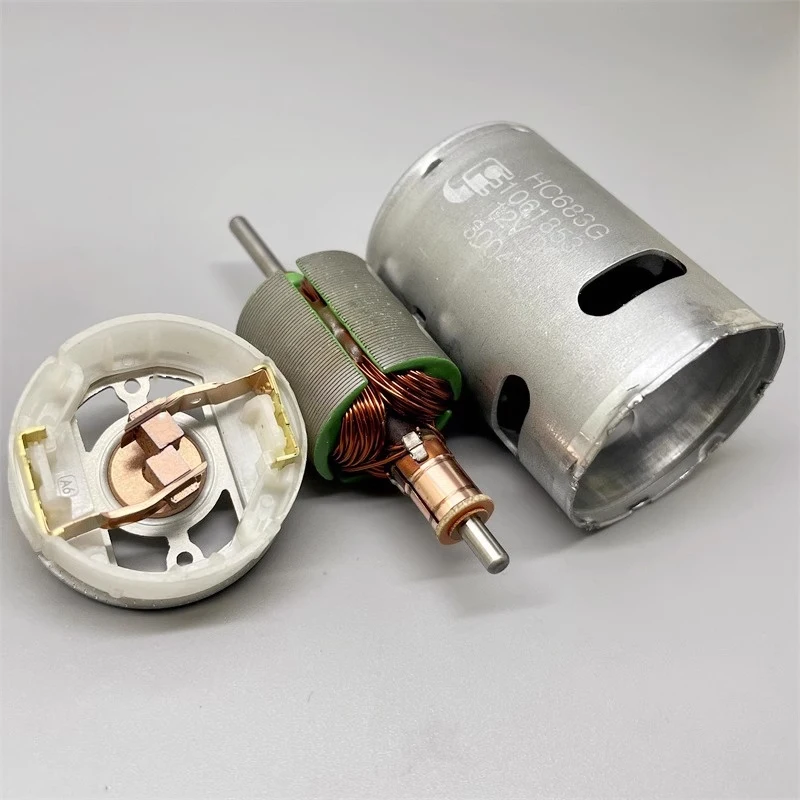 JOHNSON HC683G Mini RS-540 Motor DC 6V-14.4V 12V 23000RPM High Speed Power 36mm Carbon Brush Motor DIY Electric Tools Toy Model