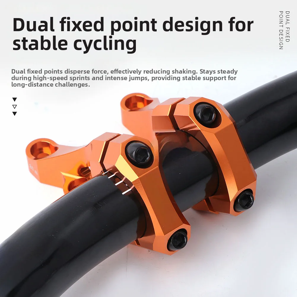 

Bike Stem Alloy Bicycle Handlebar Double Side Bike DH Bike Stem Heavy And Duty Mountain Bike Stem 31.8mm Replacement Accessories