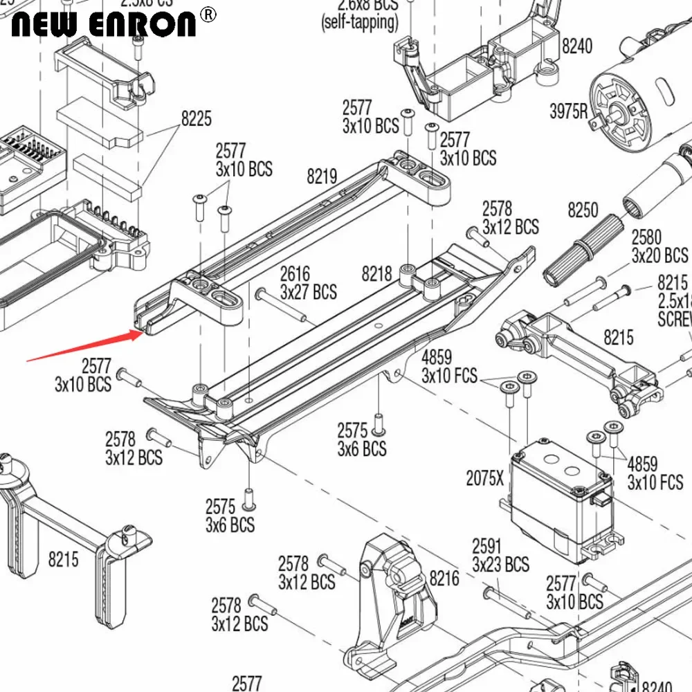 NEW ENRON Metal Pedal Foot Side Steps for RC 1/10 Traxxas TRX-4 TRX4 Defender Ford Bronco 1979 Chevrolet Blazer Sport 82024-4