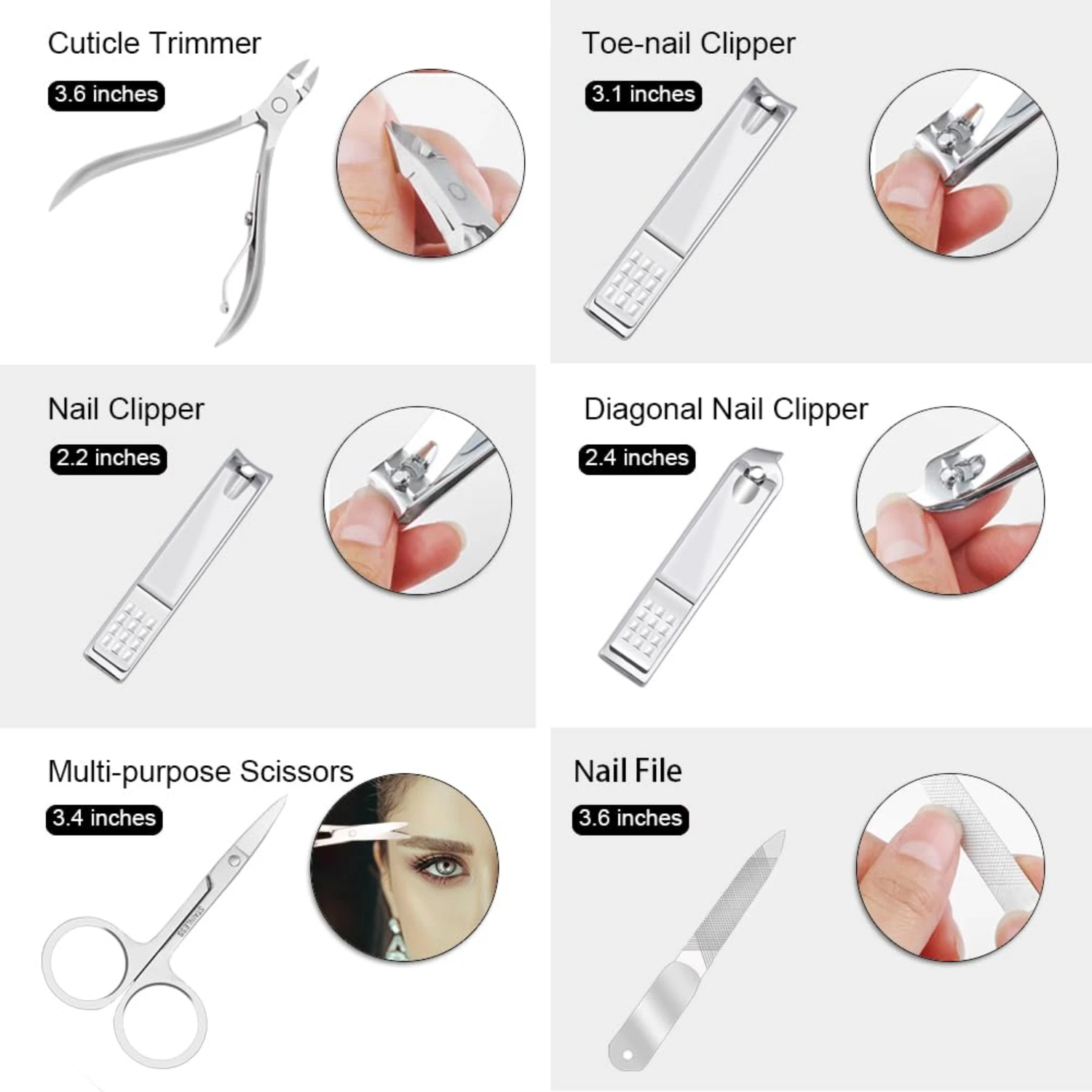 Lussuoso set manicure deluxe per una favolosa esperienza per la cura delle unghie. Ottieni chiodi impeccabili e perfettamente aderenti con questo top