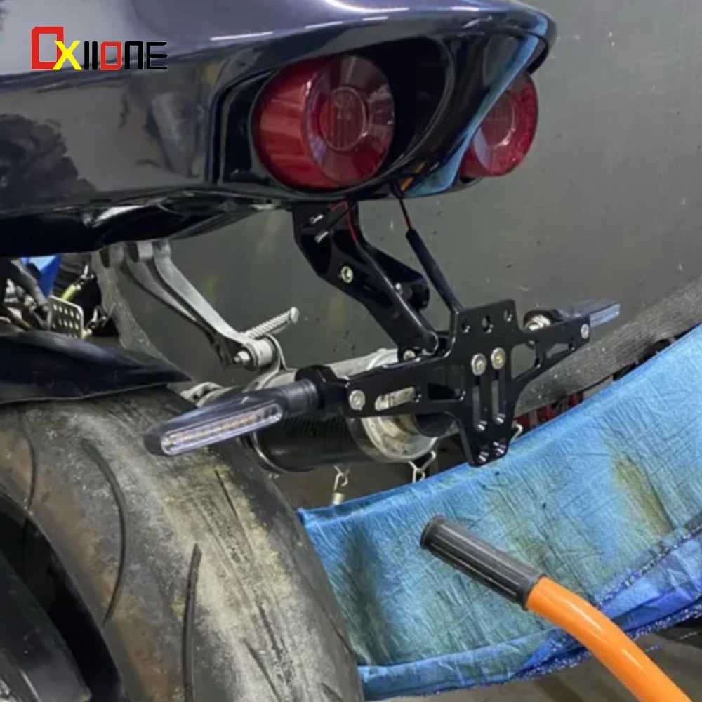 For Suzuki SV 650/650X SV650 SV650X Gladius SFV 650 SFV650 SV650S License Plate Holder Bracket Tail Tidy Fender Eliminator Kit - Image 5