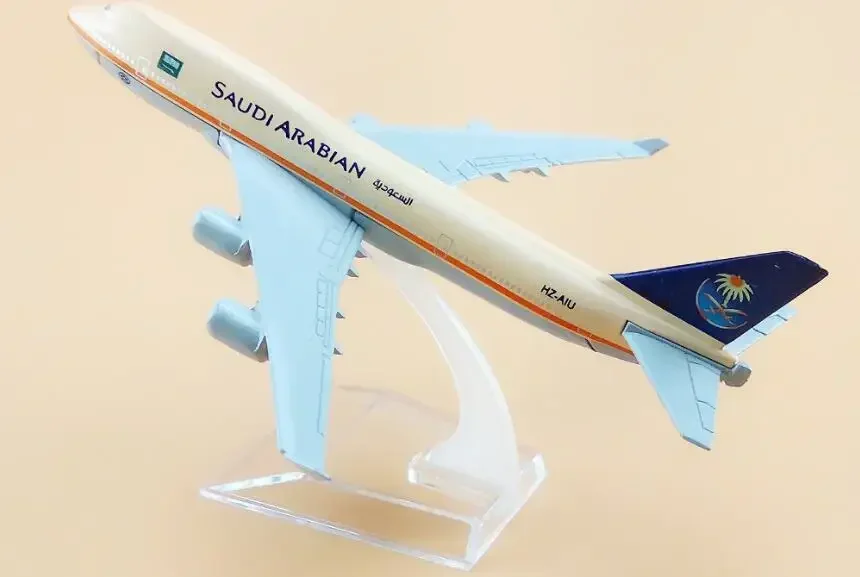 サムスン-アラビアンモデル16cm航空機,モデル747, 1:400,ダイキャストメタル,おもちゃ,ギフト,無料