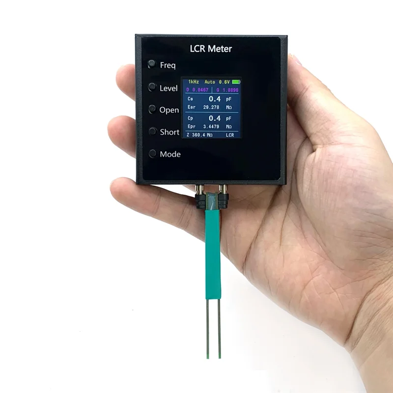 A33R-LCR- P1 100KLCR تستر 1.54 بوصة LCD الذكية الملقط LCR SMD ESR تستر المقاومة السعة الحث اختبار الاستمرارية