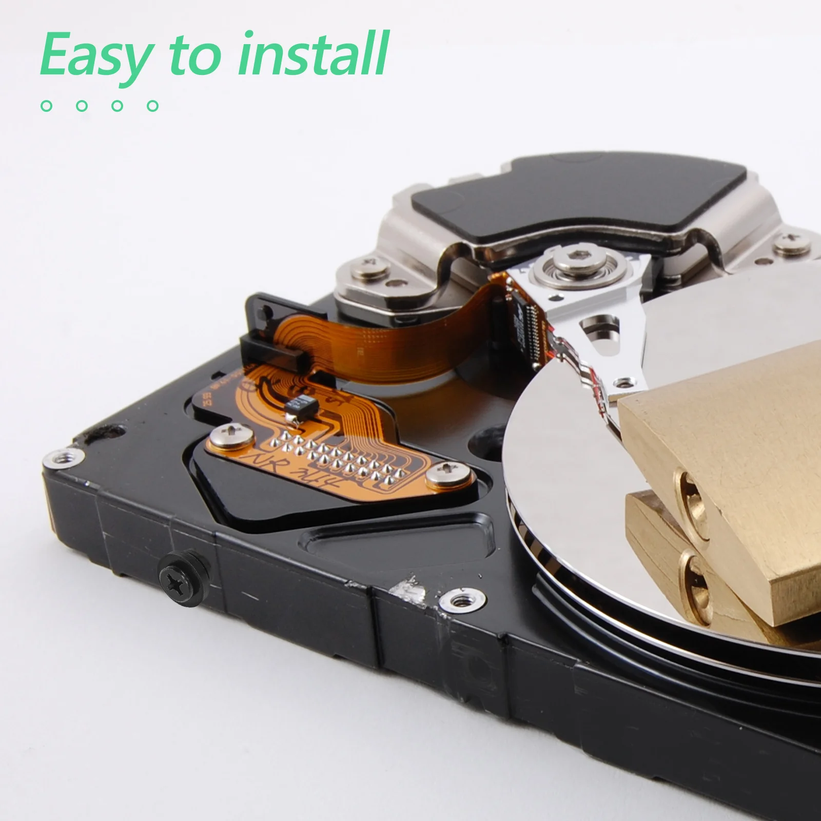 10 قطع من مسامير امتصاص القرص الصلب المقاومة للصدمات SSD متوافقة مع سهلة التركيب DIY لإصلاح مسامير القرص الصلب