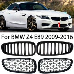 Signal Slat/Diamond Style for BMW Z4 E89 2009-2016 Front Radiator Grill Kidney Grille Bumper Spare Parts and Accessories