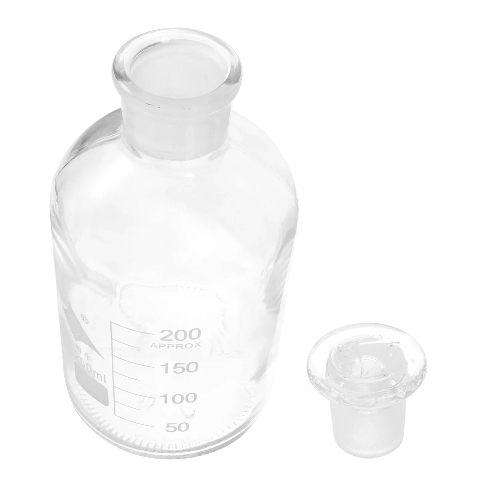 

1Pcs Laboratory Wide Mouth Borosilicate Glass Reagent Bottle Chemistry Sample Container Heat Resistant Durable