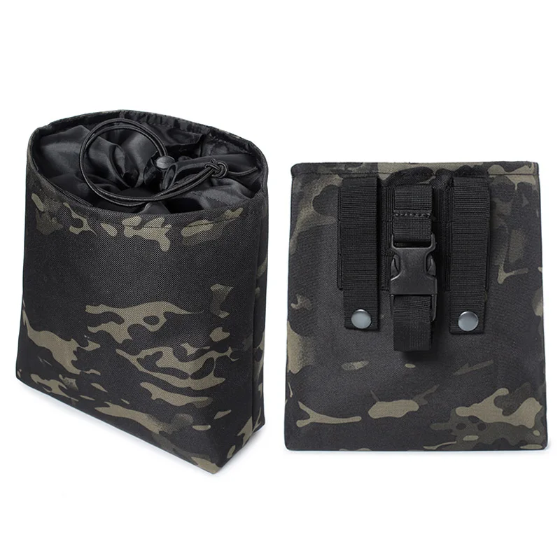 Foldable Tactical Dump Pouch Molle Magazine Pouch Ammo EDC Bag Utility Recovery Mag Holster Hunting Accessories