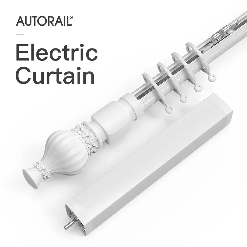 

2025 hot sale Smart Home Automation Curtain Wifi Electric Curtain Motor with Curtain Rod