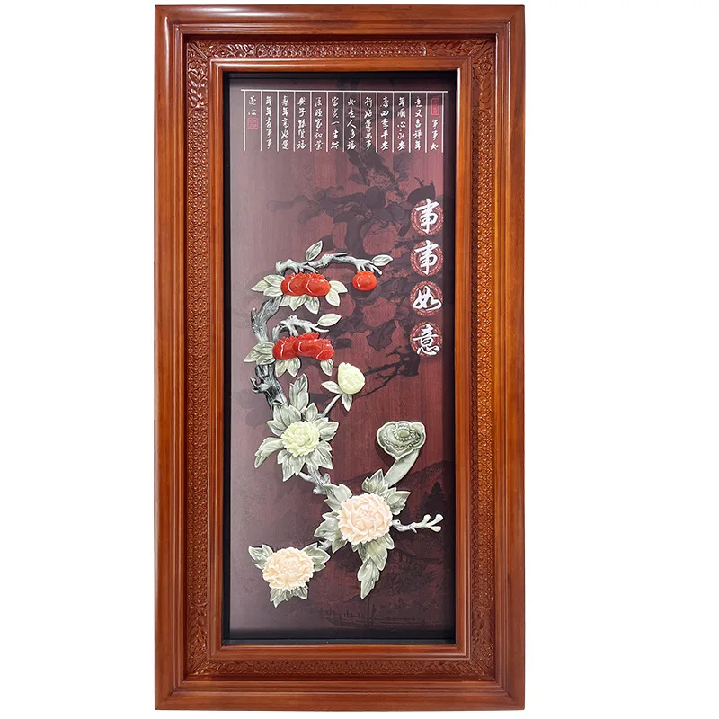 

Wall painting, living room decoration, entry porch, end of corridor, three dimensional relief painting