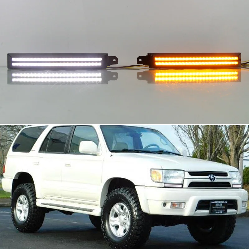 

Динамический поворотный сигнал для Toyota 4runner 1996-2002, водонепроницаемый автомобильный ДХО из АБС-пластика, 12 В