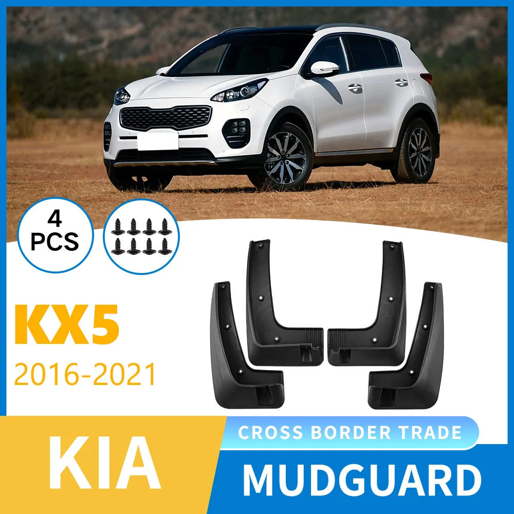 

For Kia KX5 Kia Sportage 2016-2021 car tire mudguard sheet,Mudflaps Front Rear Flares Splash Guards Cover Car Accessorie