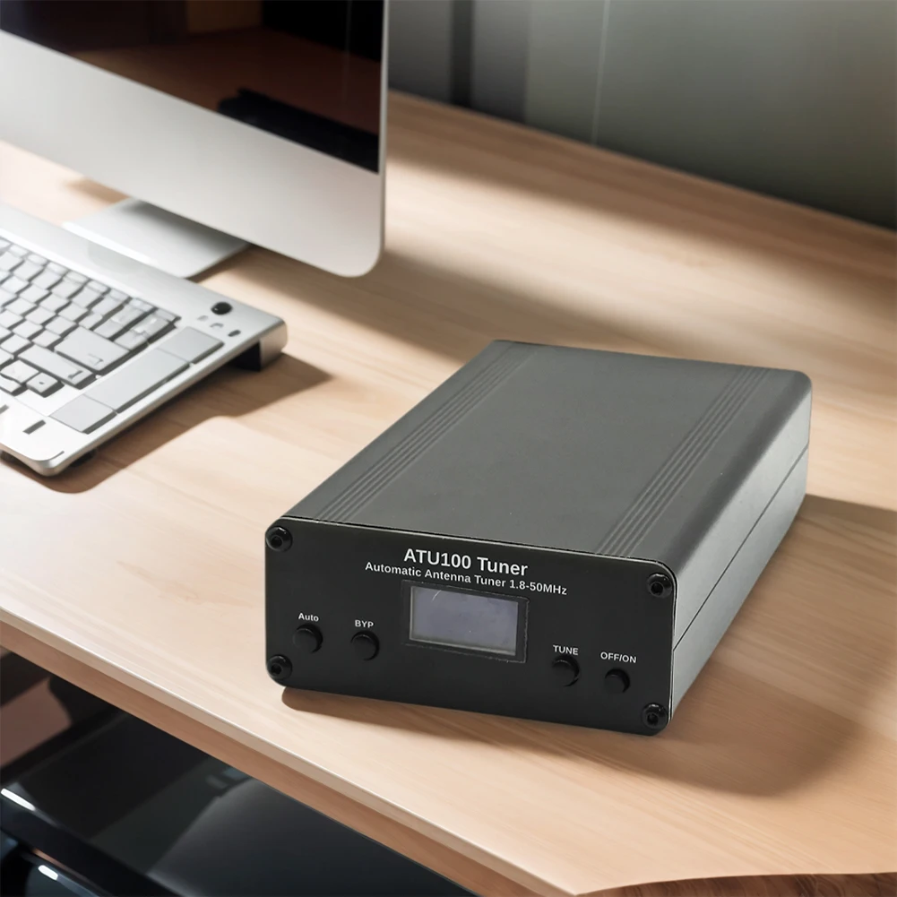 ATU-100 Автоматический антенный тюнер 100 Вт Автоматический антенный тюнер 1,8–50 МГц Антенный автоматический тюнер для радиооборудования