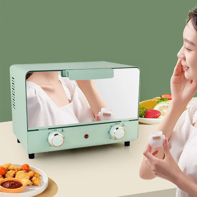 Desktop Cake Convection Small Bread Baking Toaster Knob Electric Oven cake bread electric oven with mirror