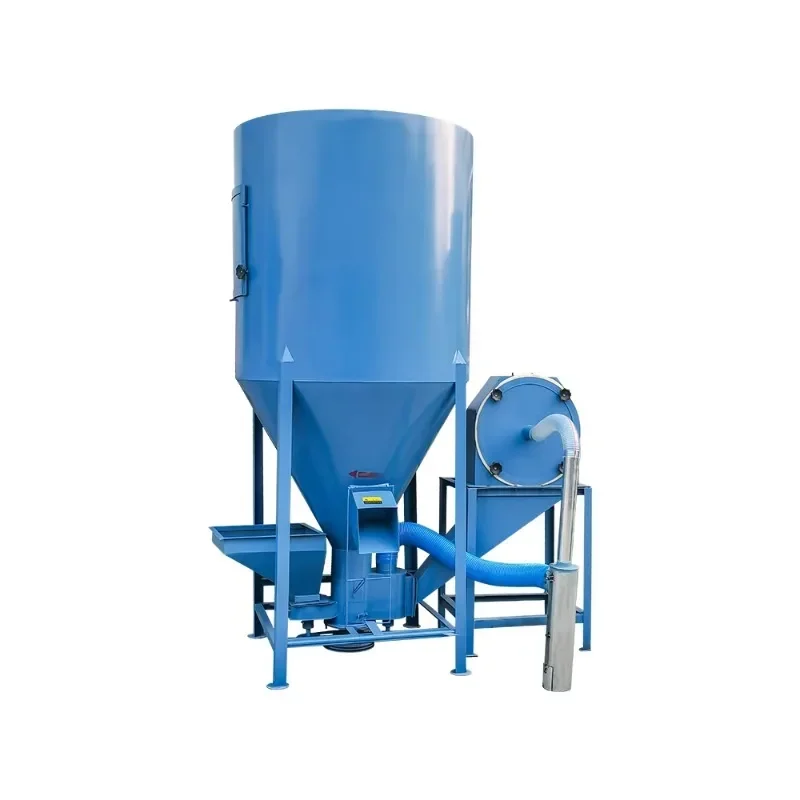 Household small vertical feed stirring and crushing integrated machine corn beating mixer