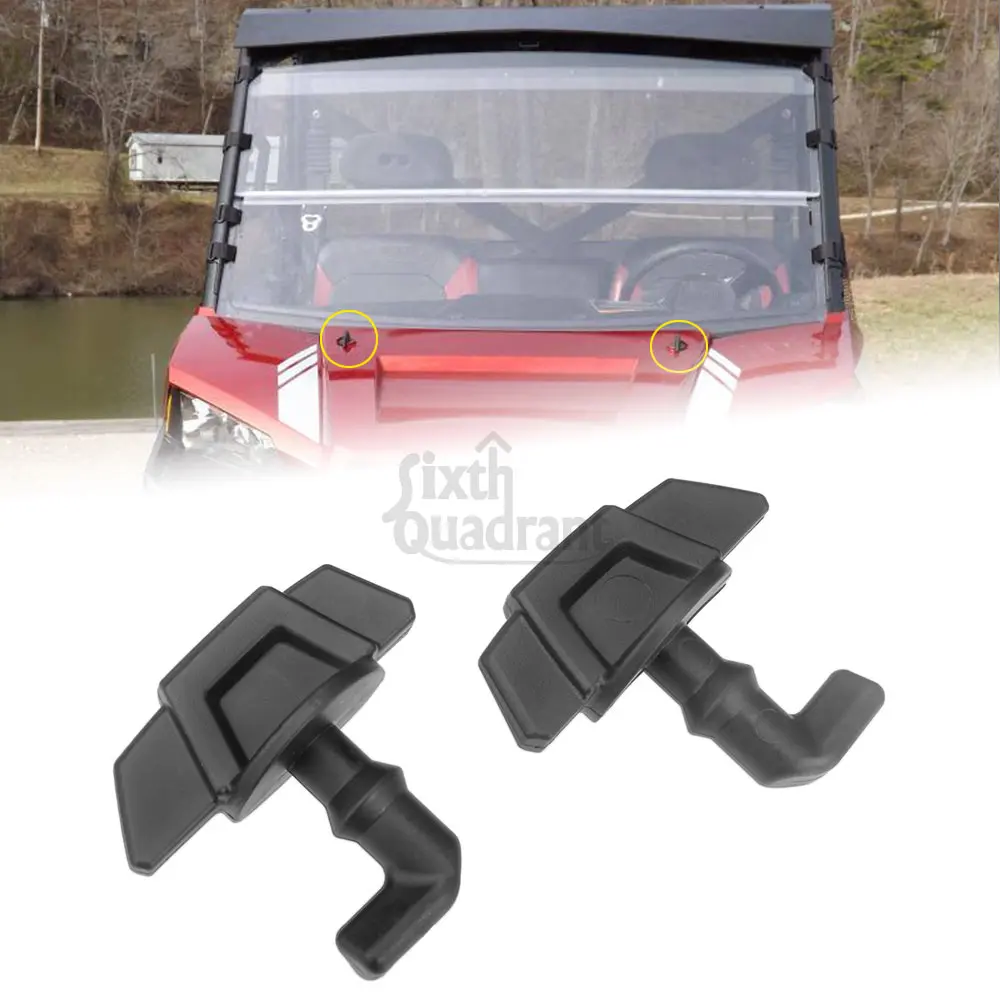 

2PCS Hood Turn Latch Toggles Grommets for Polaris Ranger RZR 570 900 1000 ACE 325 570 Replace for #7081730