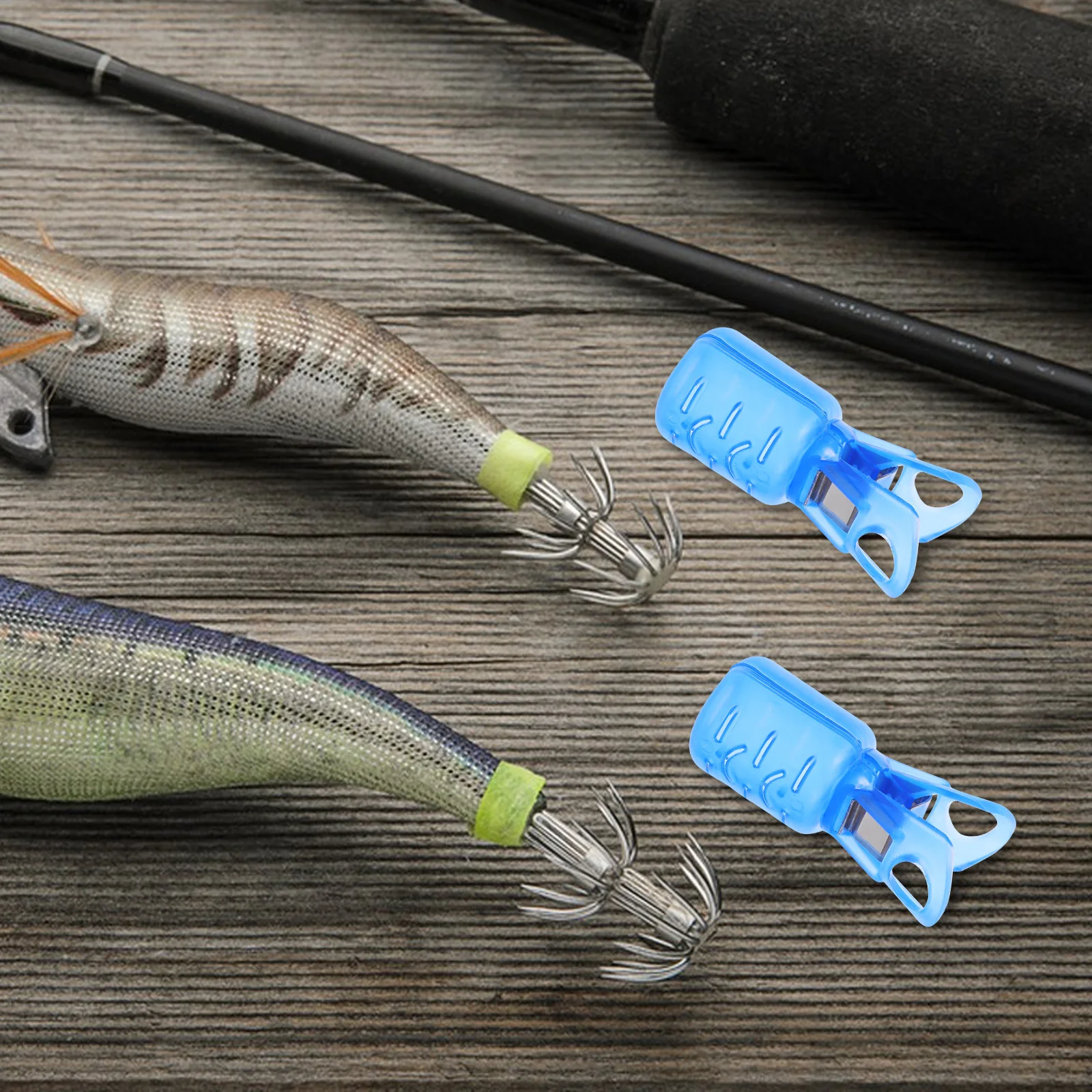 

10Pcs Squid Needle Protector Hook Cover Heavy Duty Scratch Resistant Safety Cap for Fishing Accessories Hook Covers