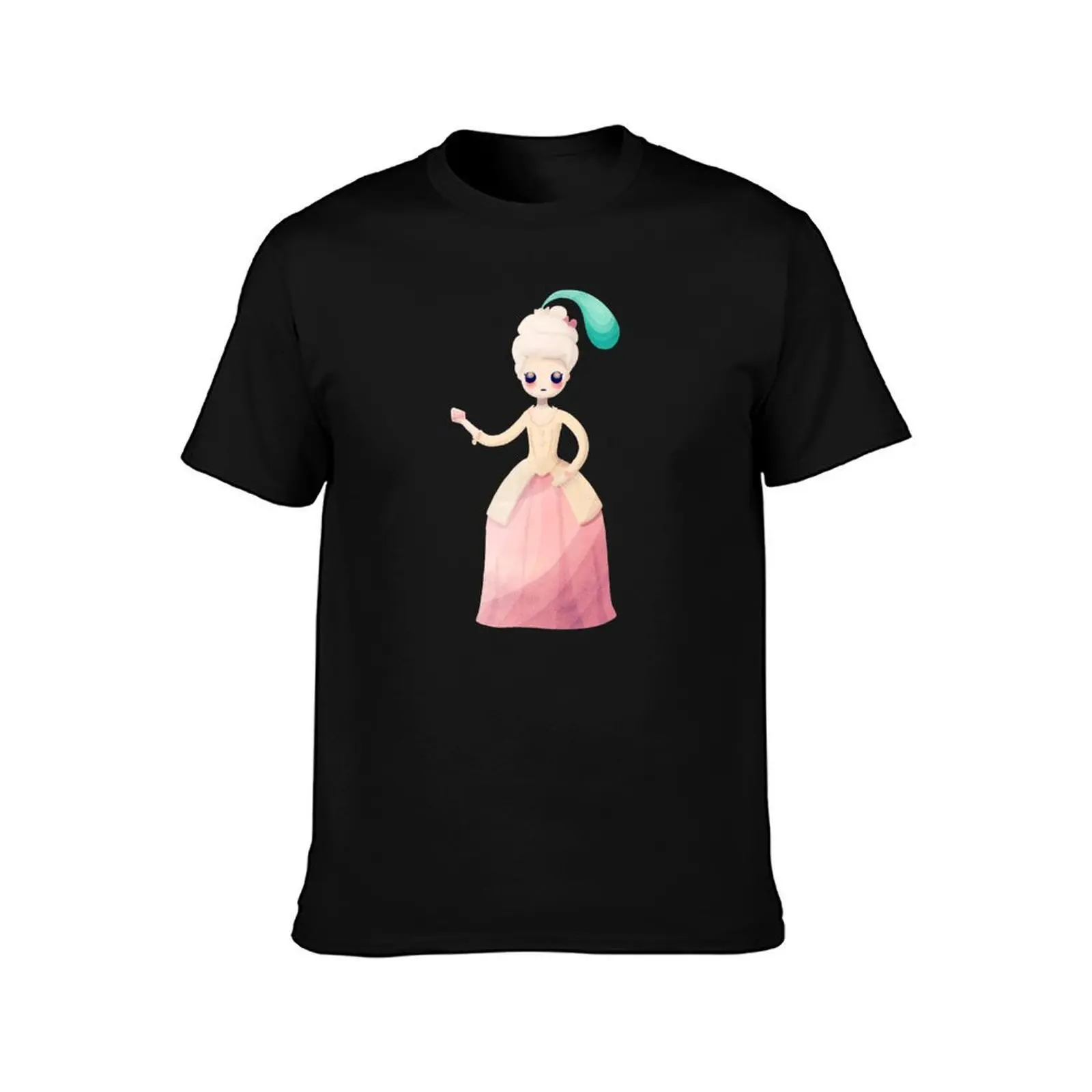 Let Them Eat Cake T-Shirt, Summer Casual Cotton Tee, Oversized Streetwear Tops, Vintage Graphic Print, Loose Fit Short Sleeve