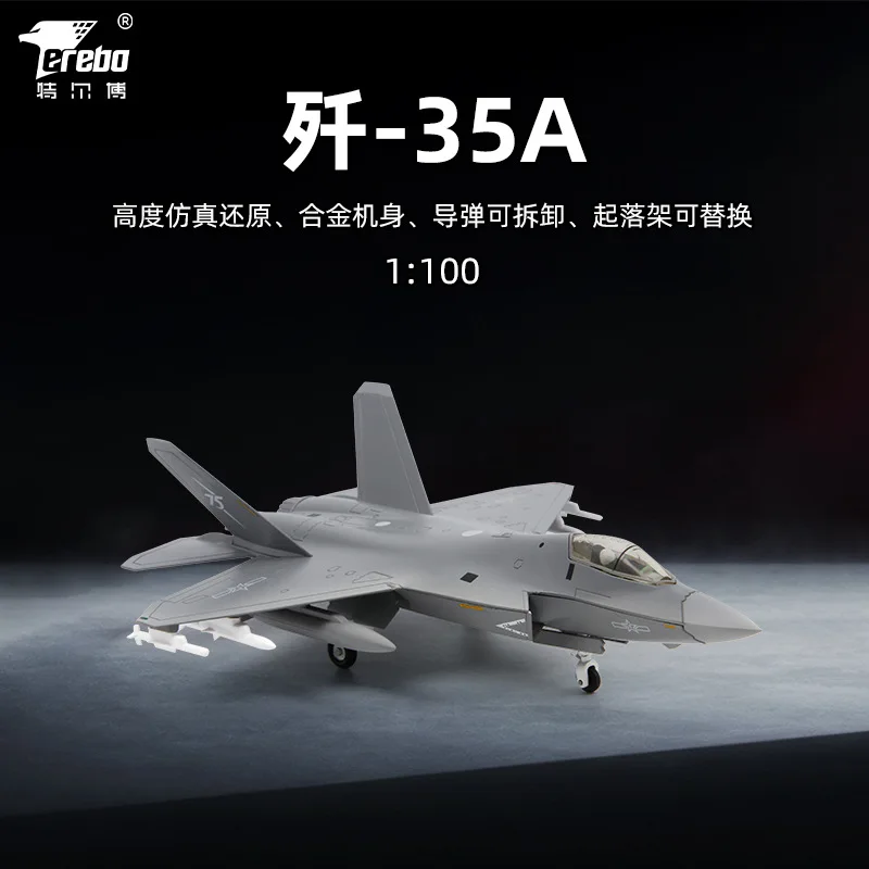 

J-35 Fighter Jet Models 1/100 Scale Aircraft Replica Alloy J35a Model airplane toy metal Static Collected Gift By Aviation