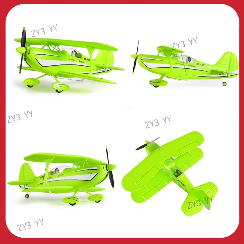 A310 WWII Beech D17S Double Wing RC Aircraft High Simulation Brushless Motor 3D/6G Gyroscope Remote Control Model Aircraft
