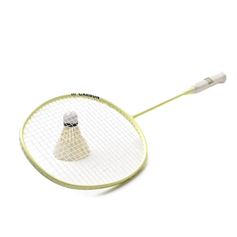 Guangyu-raqueta de Bádminton de fibra de carbono para adulto, raqueta de bádminton duradera profesional, equilibrada, recién llegado, Base cero