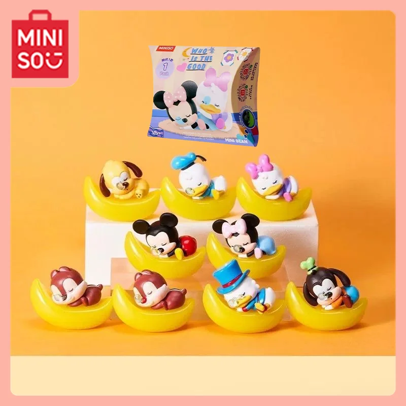

MINISO Kawaii Аниме МИНИ БИН Микки Серия Who Is Chickabiddy слепая коробка аксессуар фестиваль подарок студенческий подарок сладость