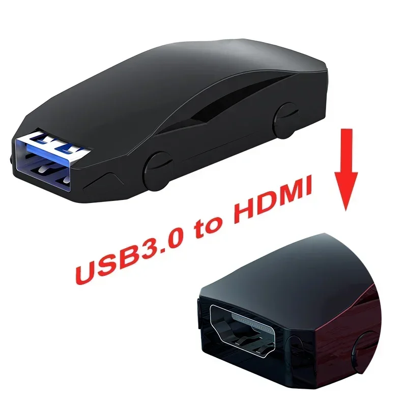

USB 3.0 To HDMI Cable Converter Audio Video Display Adapter Screen Share 1080P for Laptop Notebook PC To TV Monitor Projector