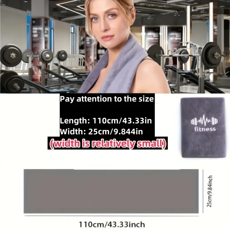 مناشف الصالة الرياضية منشفة اليوغا سريعة الجفاف منشفة رياضية ماصة 25x110 سنتيمتر ستوكات لرياضة الصالة الرياضية وممارسة الرياضة للرجال والنساء